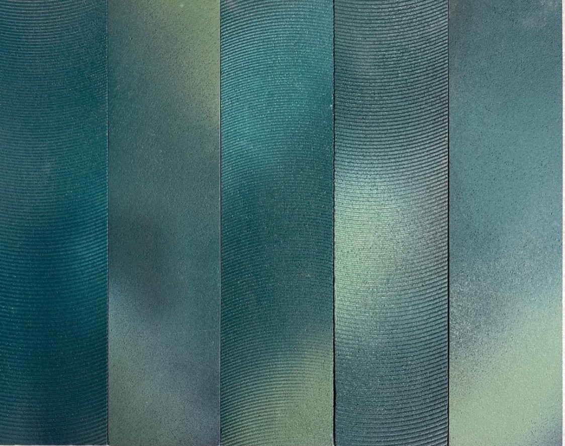Basalt Aqua Mix Long Subway 300X75