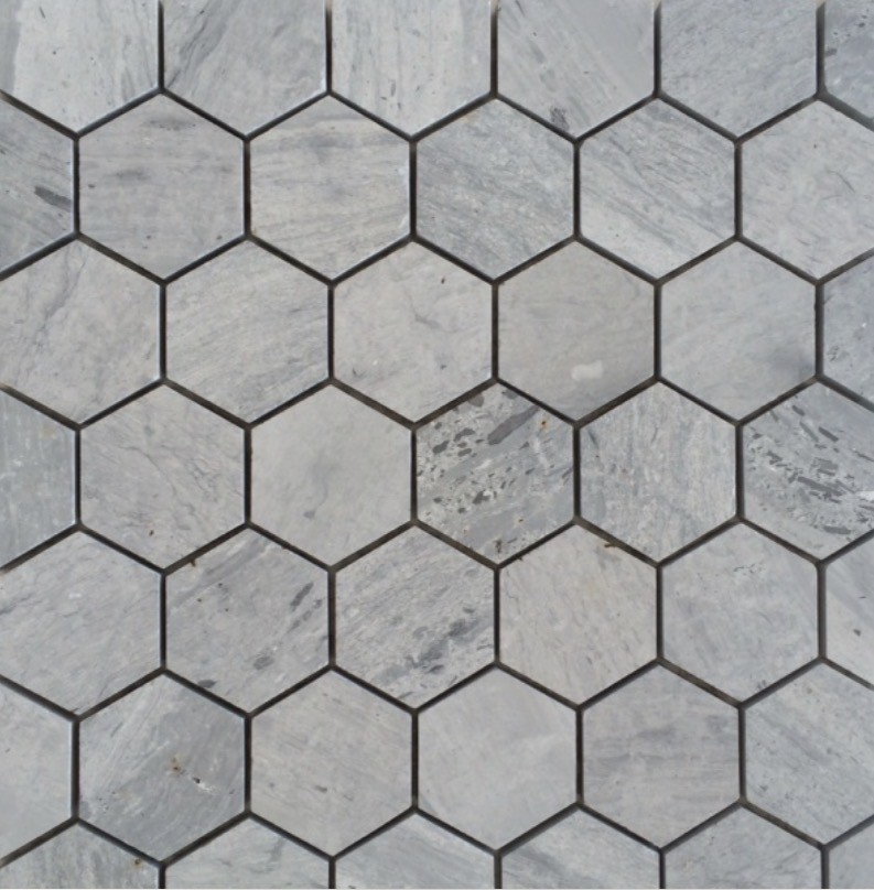 Bluewood Hexagon 48Mm Mosaic 300X300