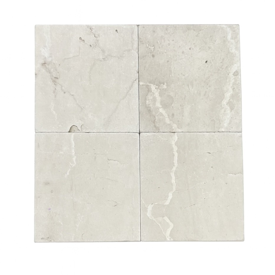 Botticino Tumbled Square Tile 150X150