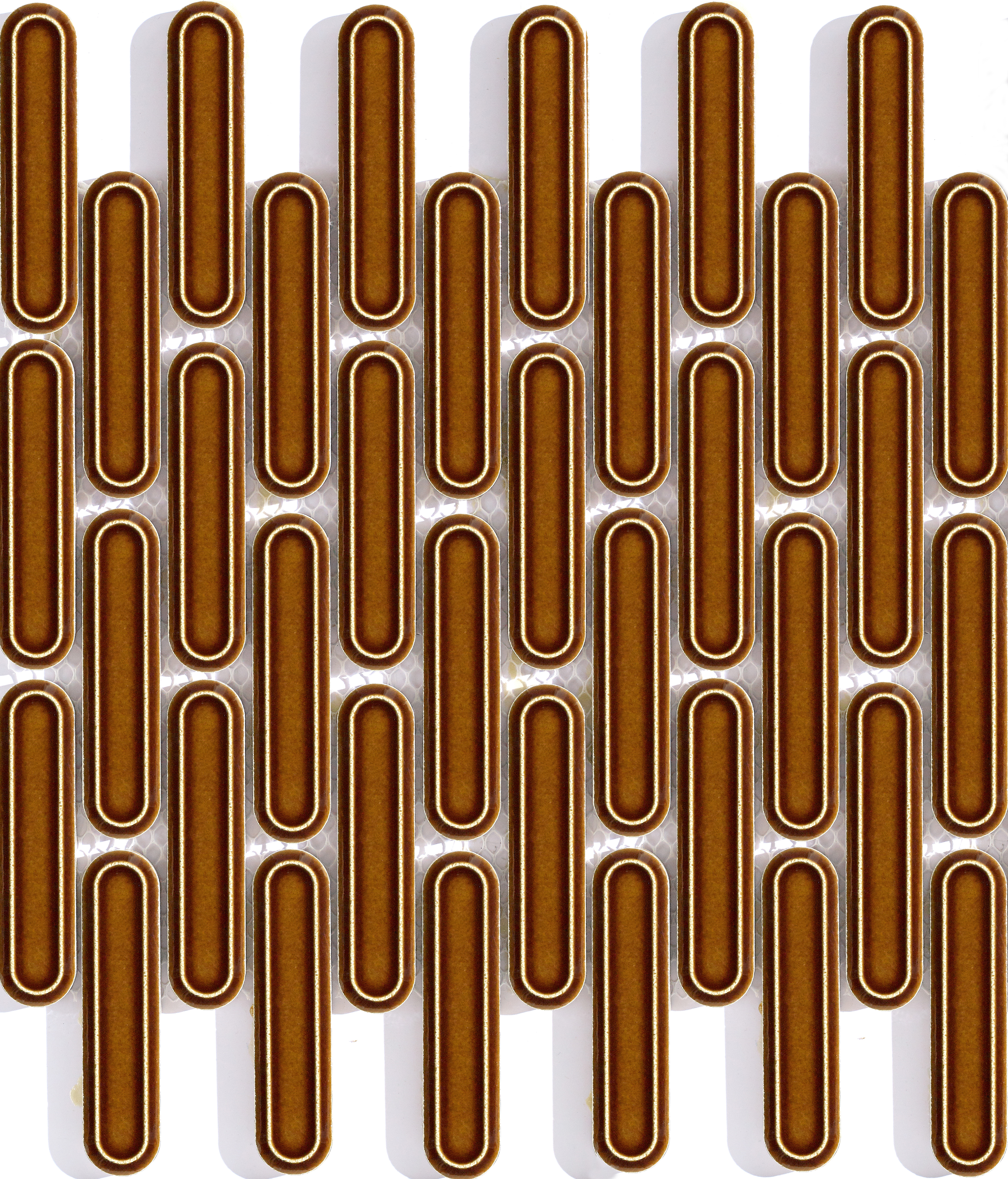 Bounty Oval Caramel Mosaic 304X306