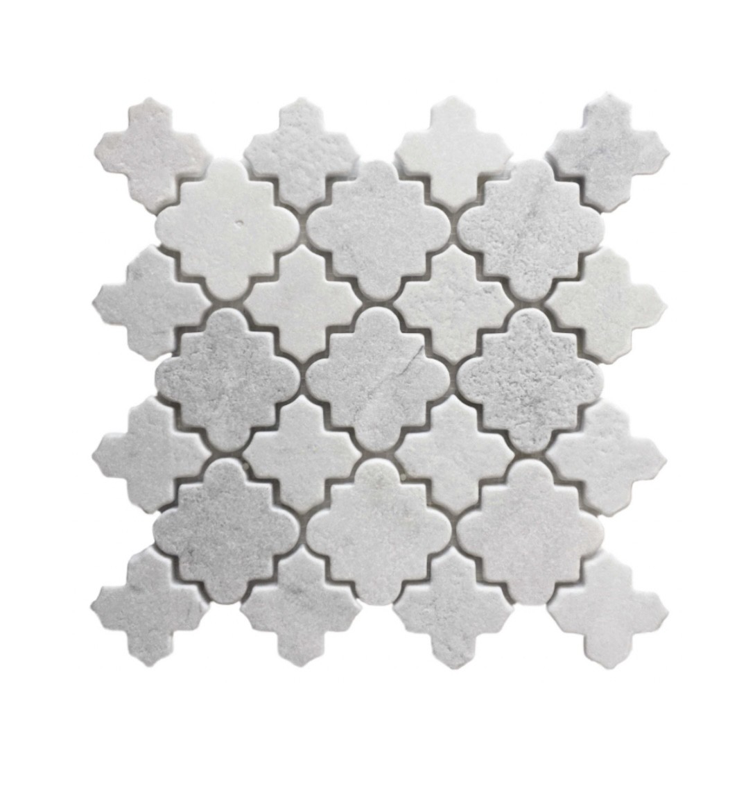 Cairo Carrara Tumbled Mosaic 310X310