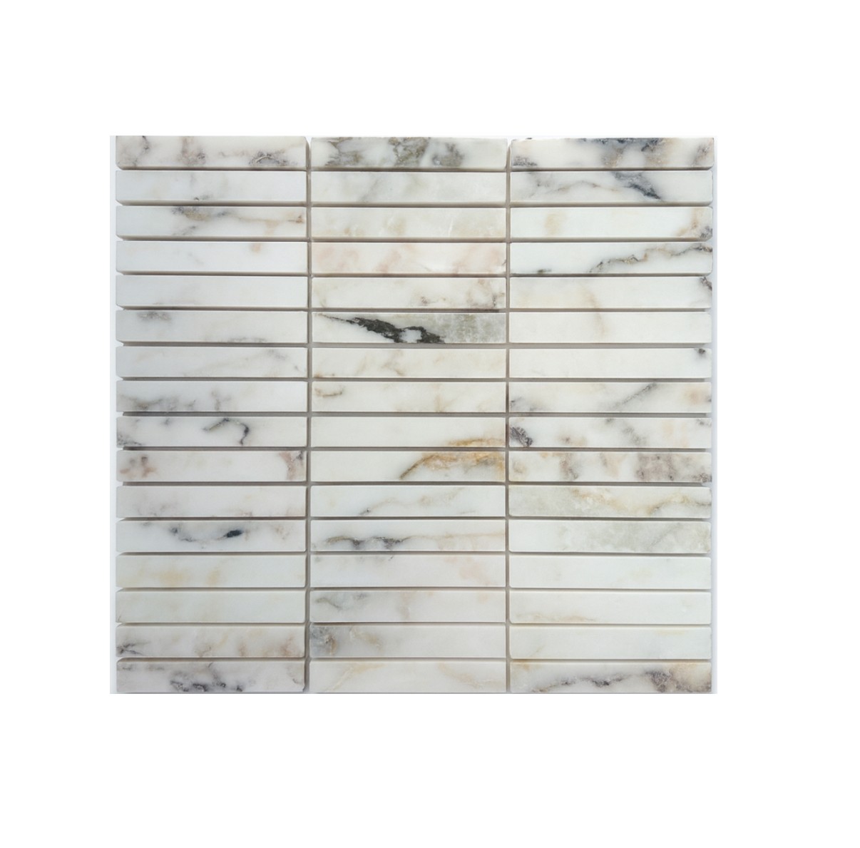 Calacatta Lilac Finger 15X98 Mosaic 298X304