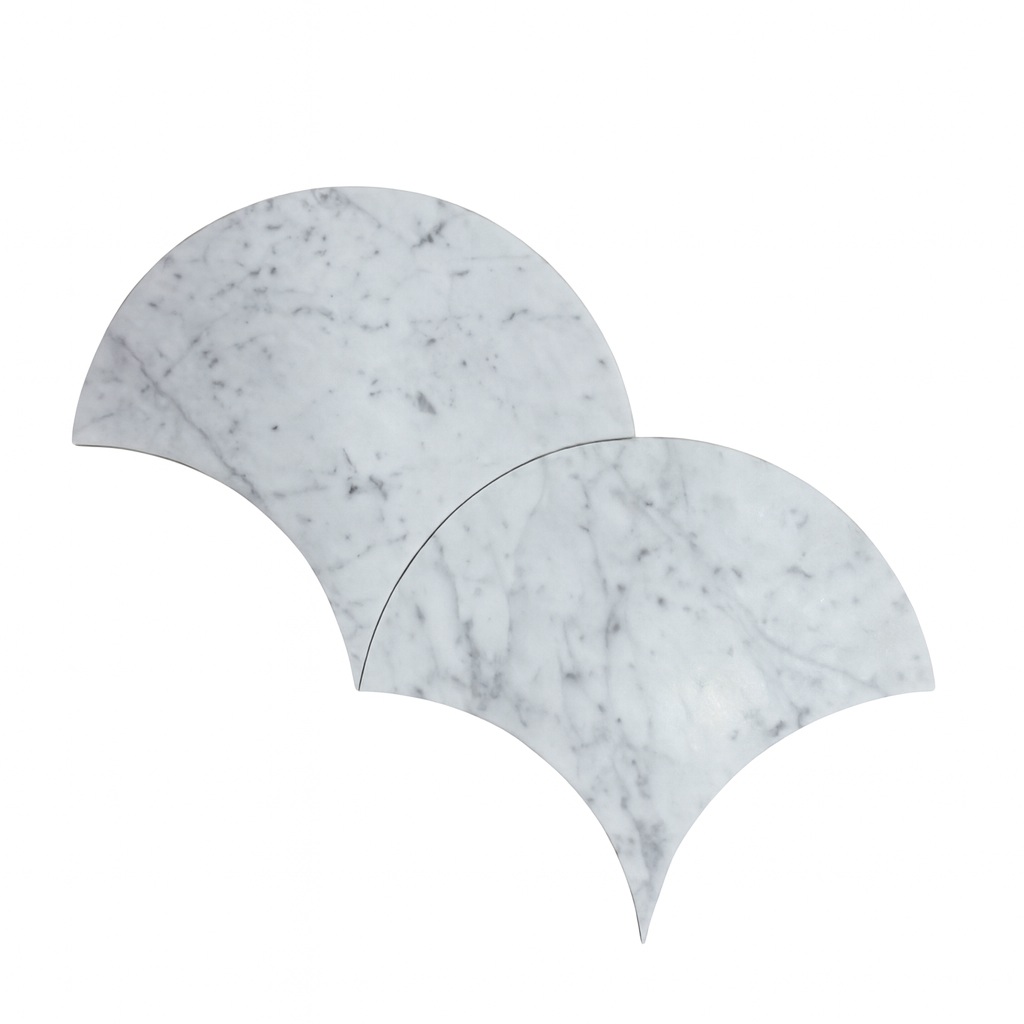 Carrara Xl Fan Tile 220X249