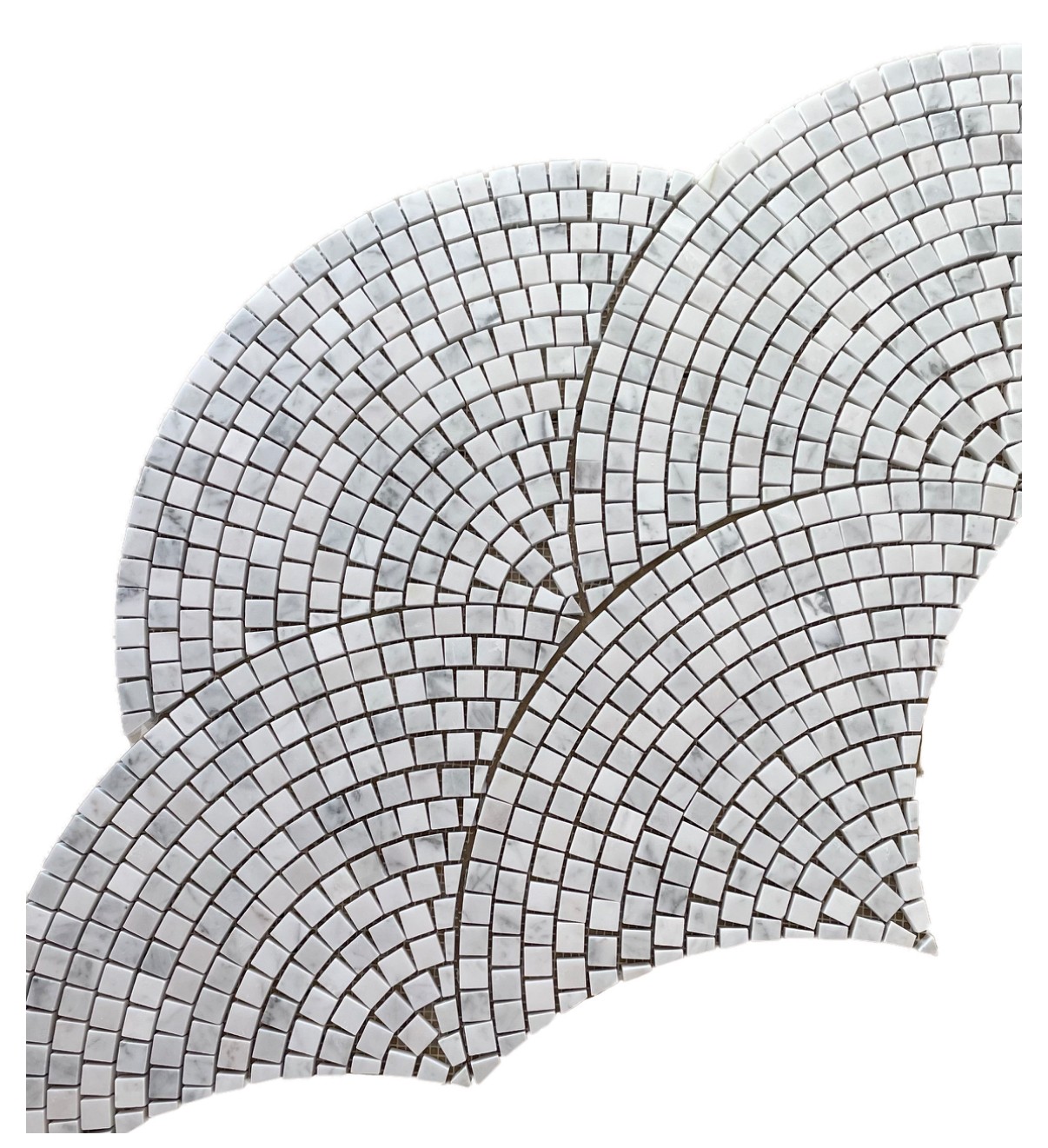 Carrara Lisbon 15X15 Fan Mosaic 450X250