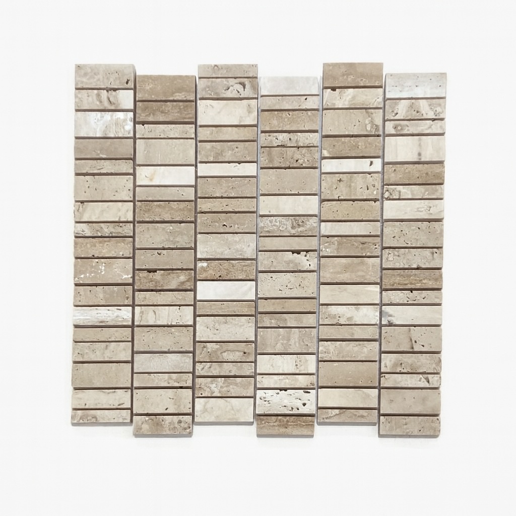 Travertine Cream Montpellier Mosaic 303X298