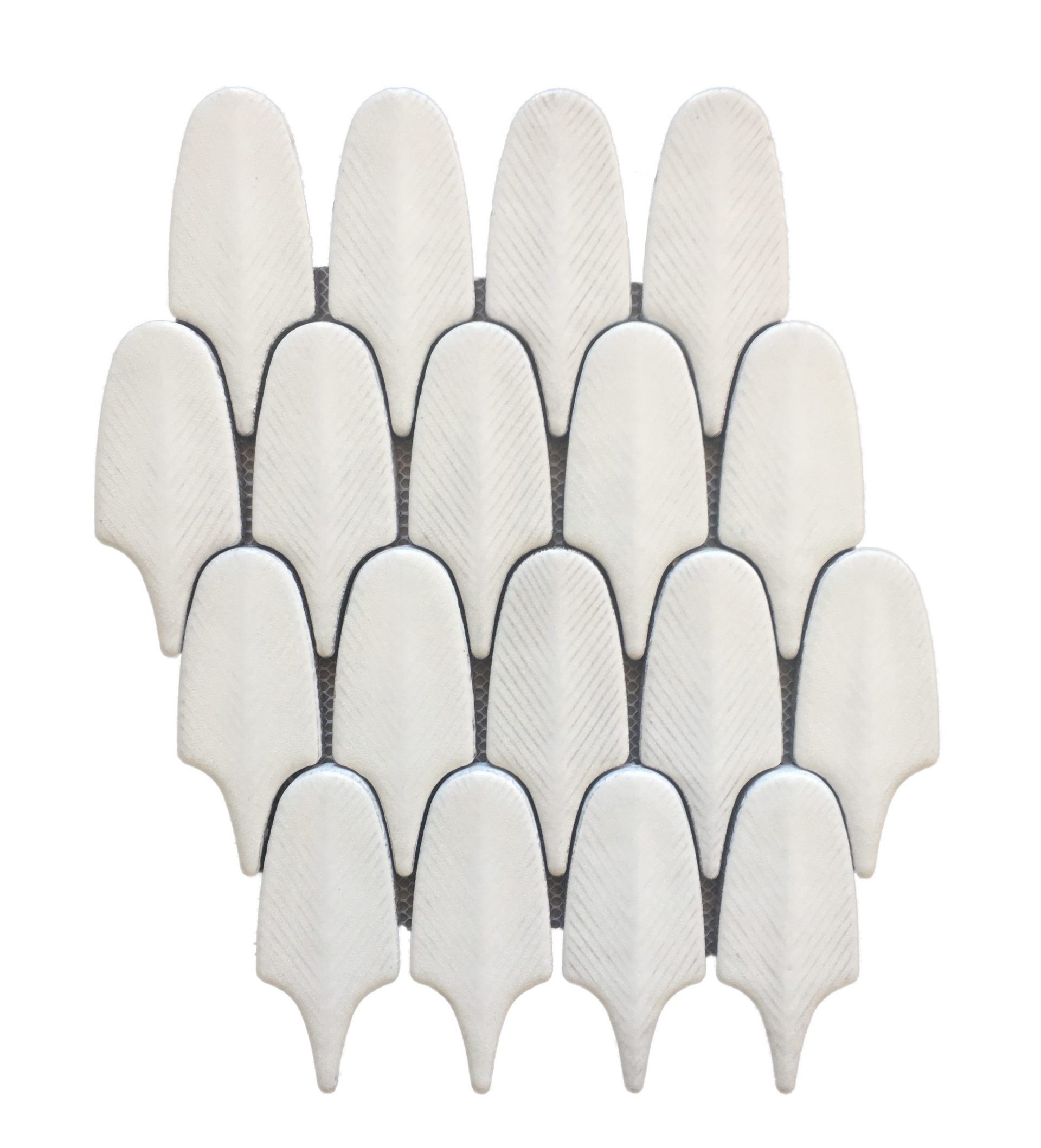 Fyllo Leaf White Mosaic 310X265