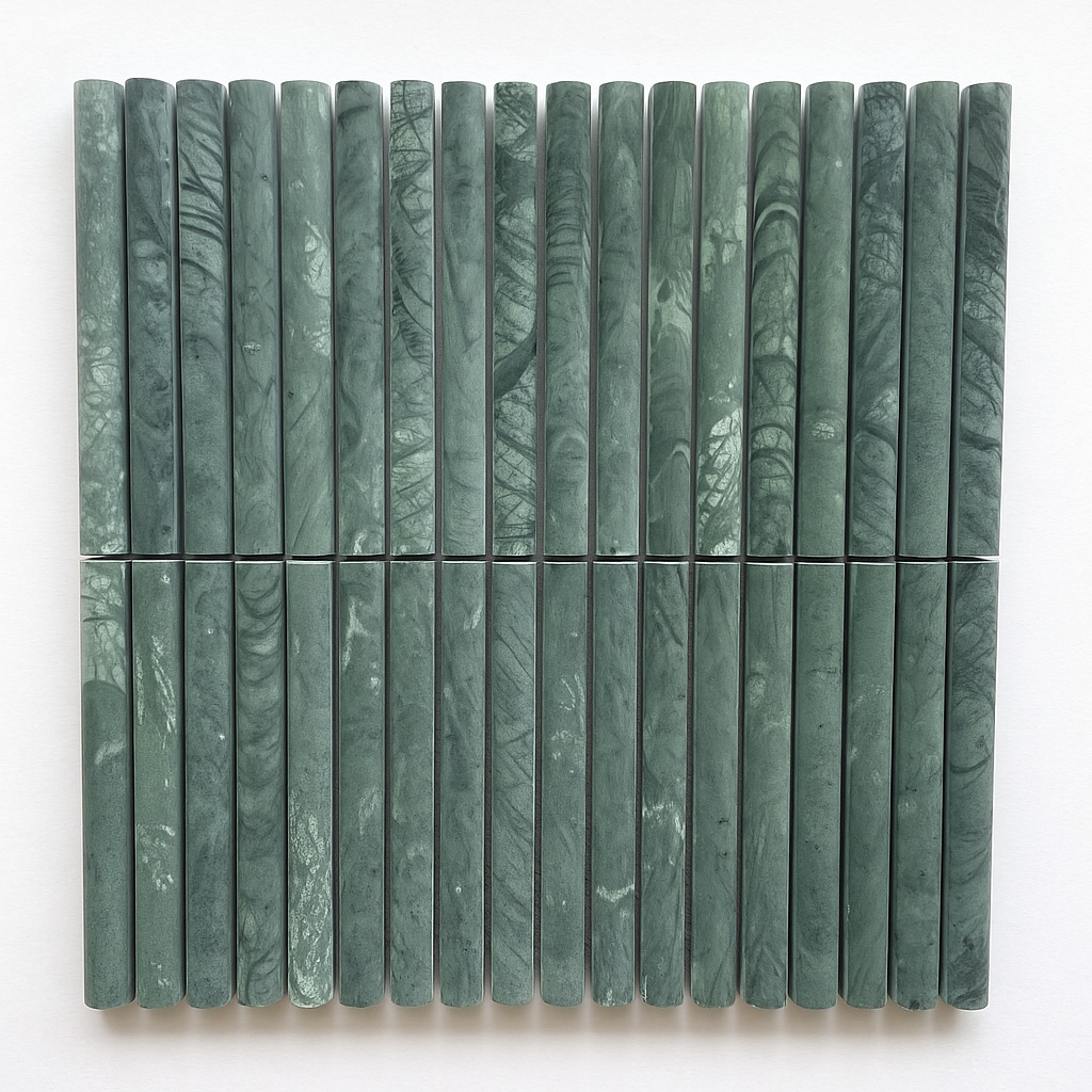 Indian Green Mini Flute 15X151 Mosaic 305X305