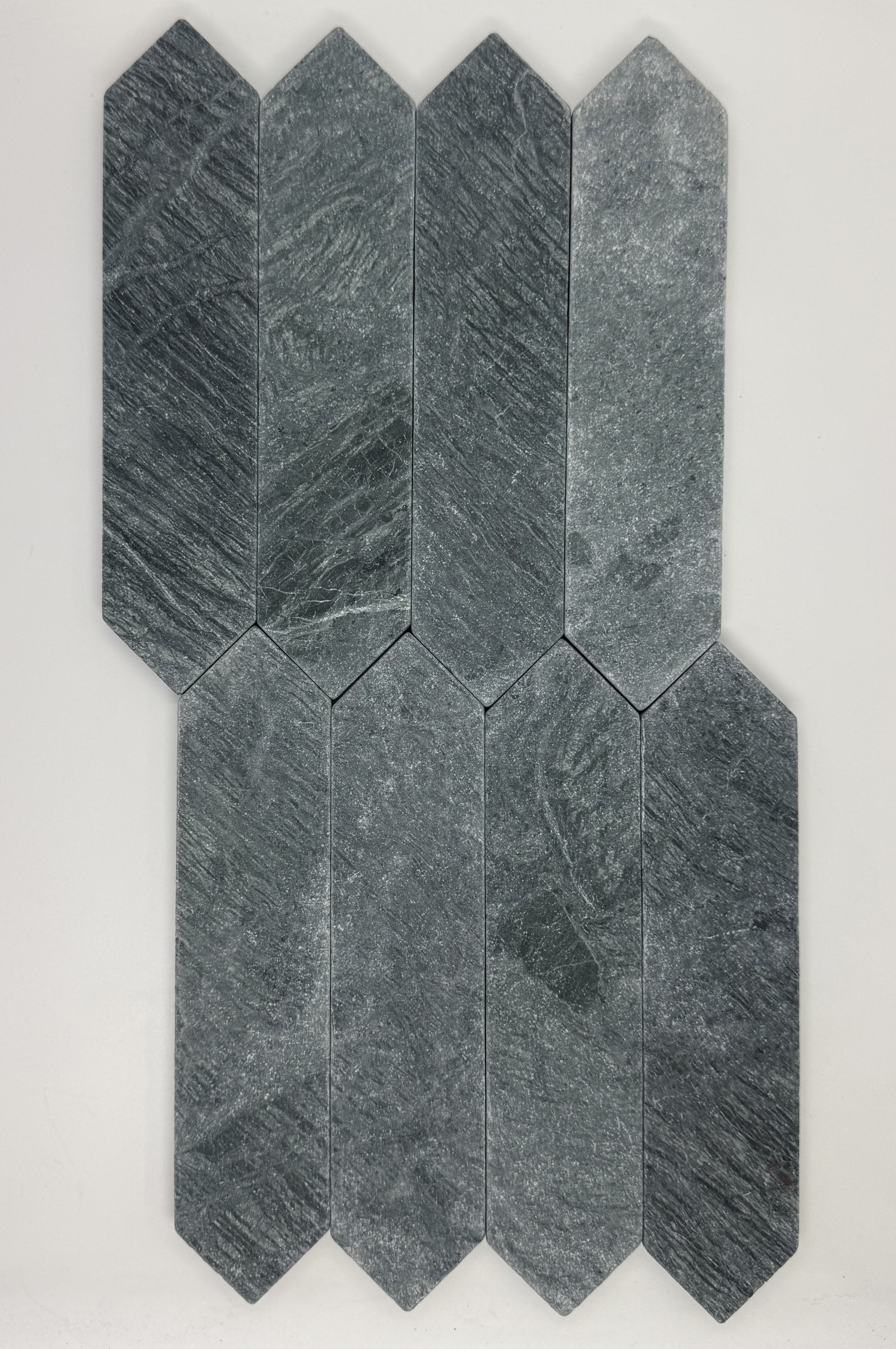 Indian Green Picket Tumbled 196X45