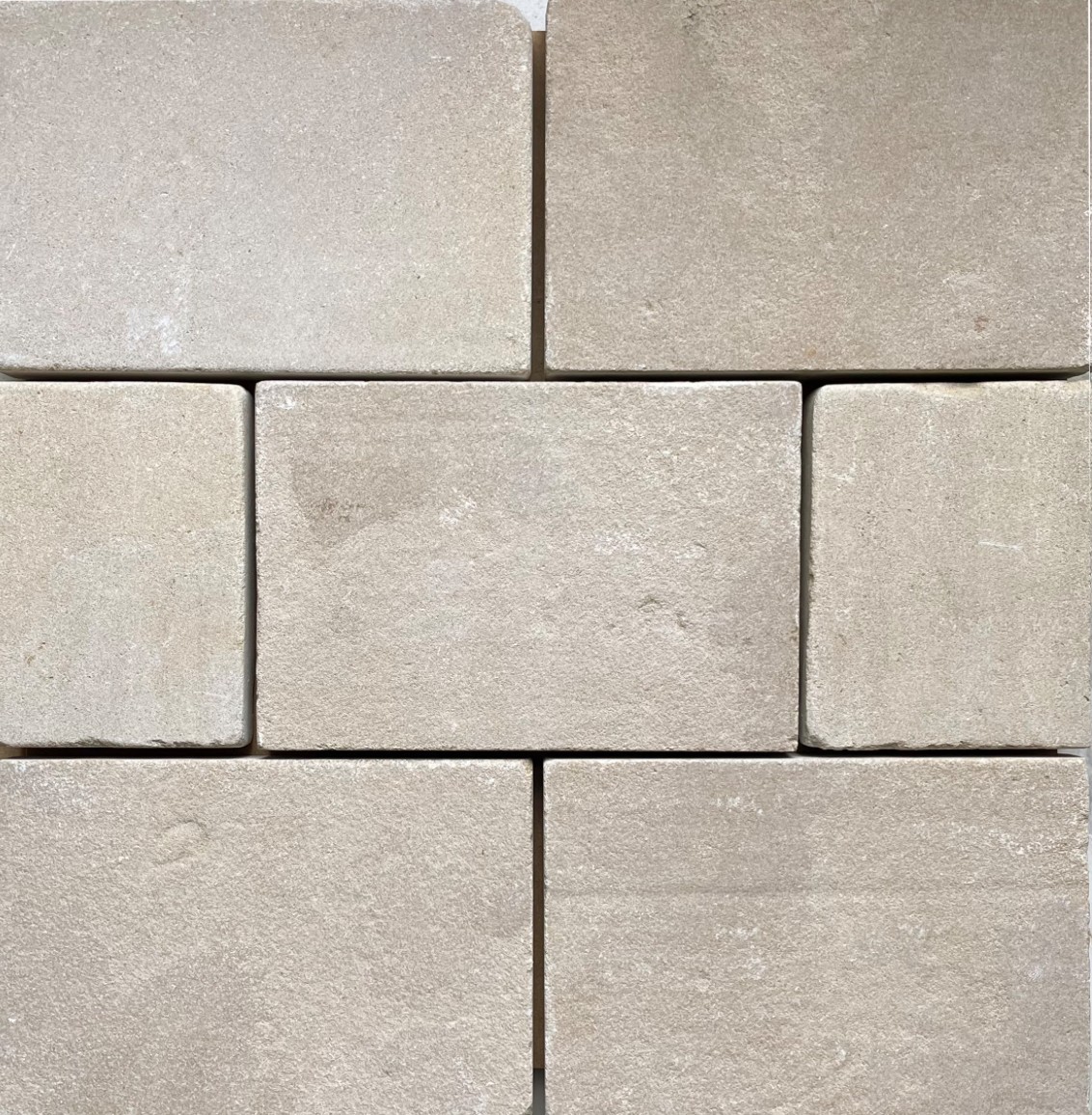 Limestone Beige Tumbled Subway 100X150