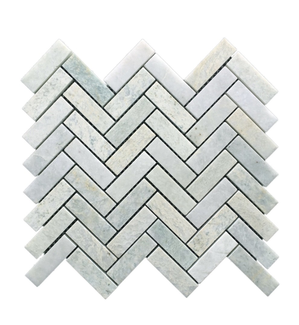 Ming Green Herringbone 22X64 Mosaic 250X280