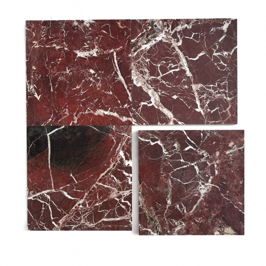 Moritz Maroon Honed Square Tile 150X150X12