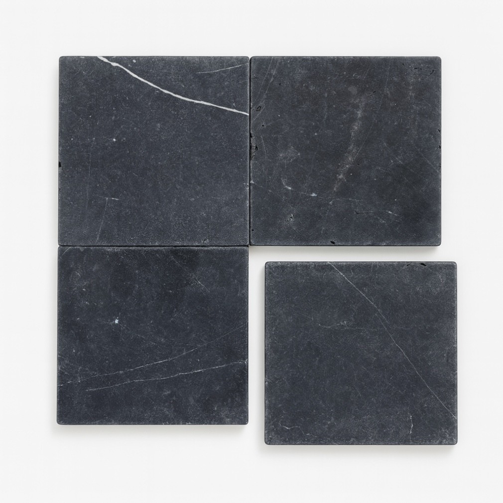 Nero Marquina Tumbled Square Tile 150X150