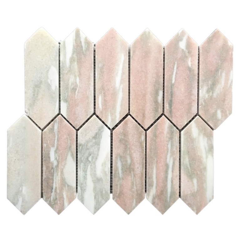 Norwegian Rose Polygon 49X150 Mosaic 305X278