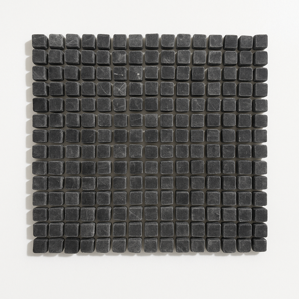 Pietra Grey Handcut Tumbled 20X20Mm Mosaic 305X305