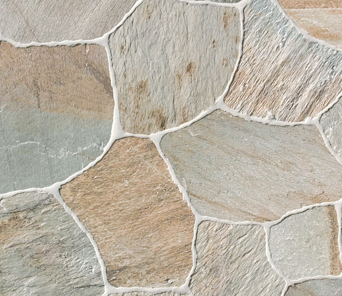 Quartzite Crazy Pave Olive 17Mm-20Mm 1M2
