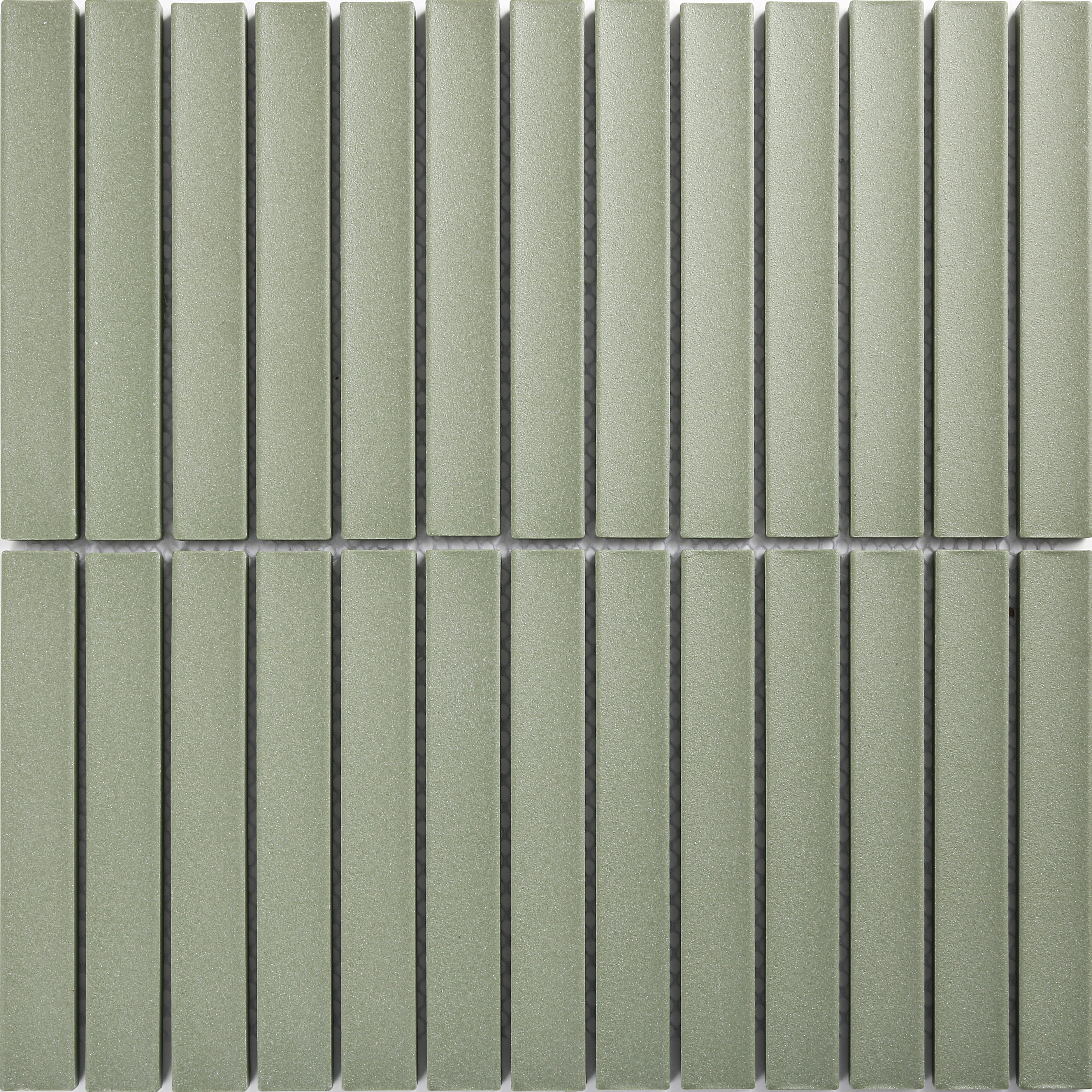 Raku Green Unglazed Finger Mosaic 299X296
