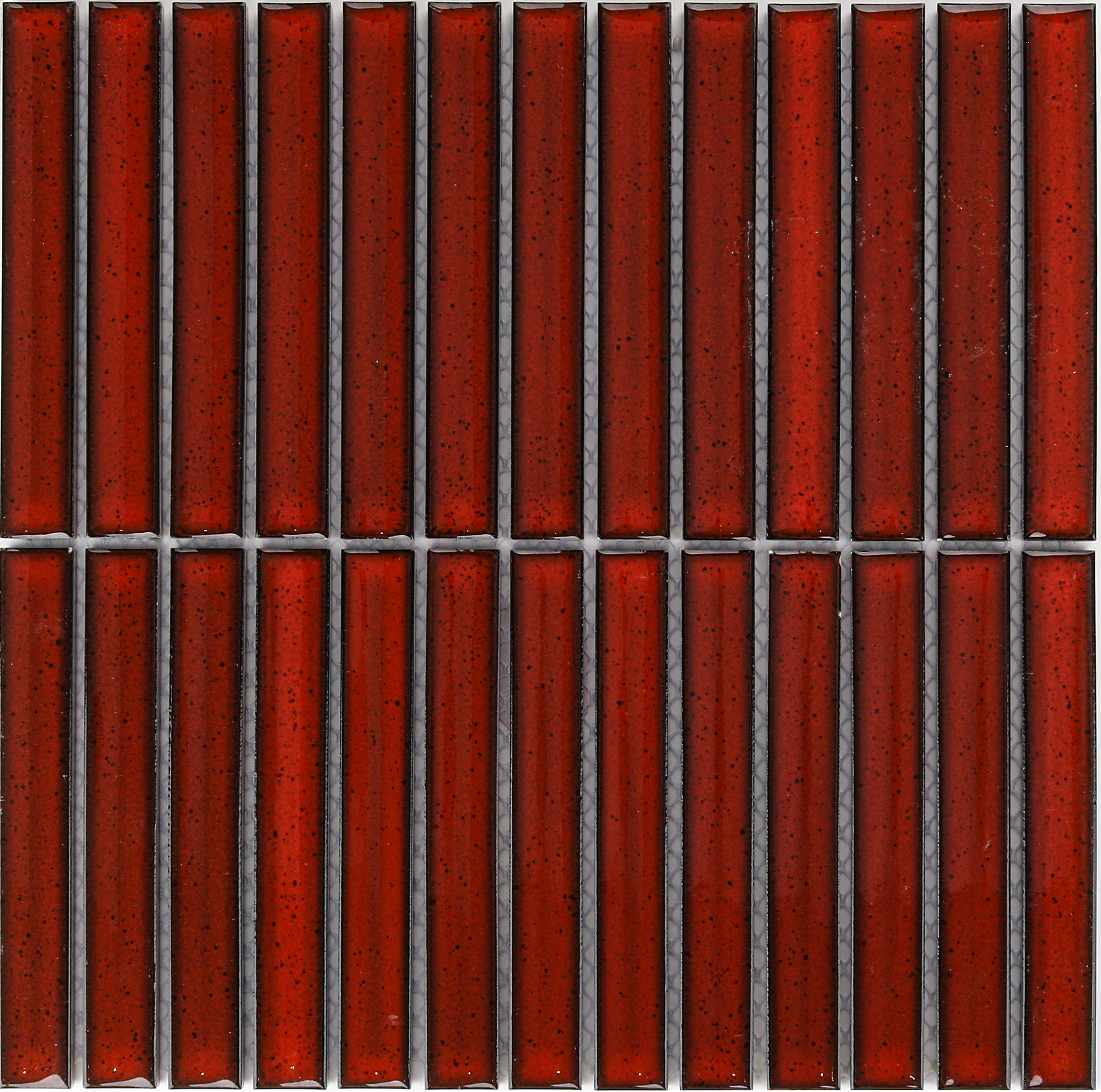 Raku Red Finger Mosaic 299X296