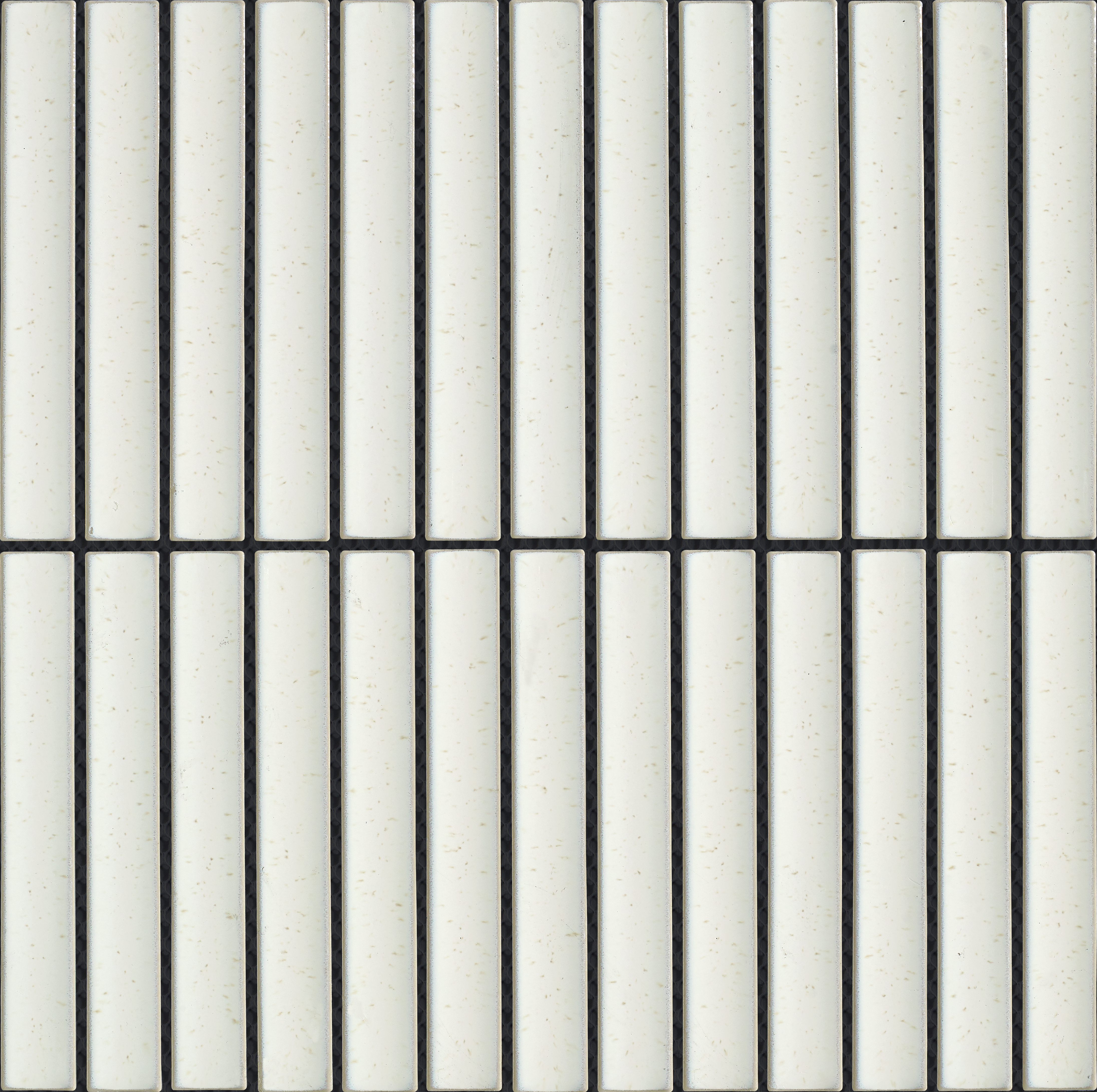 Raku Warm White Finger Mosaic 299X296