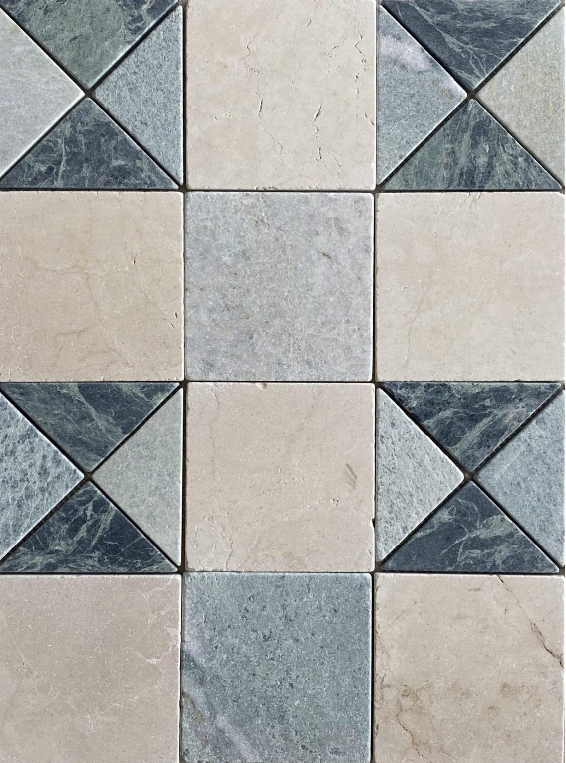 Seabrook Tumbled Mosaic 150X150