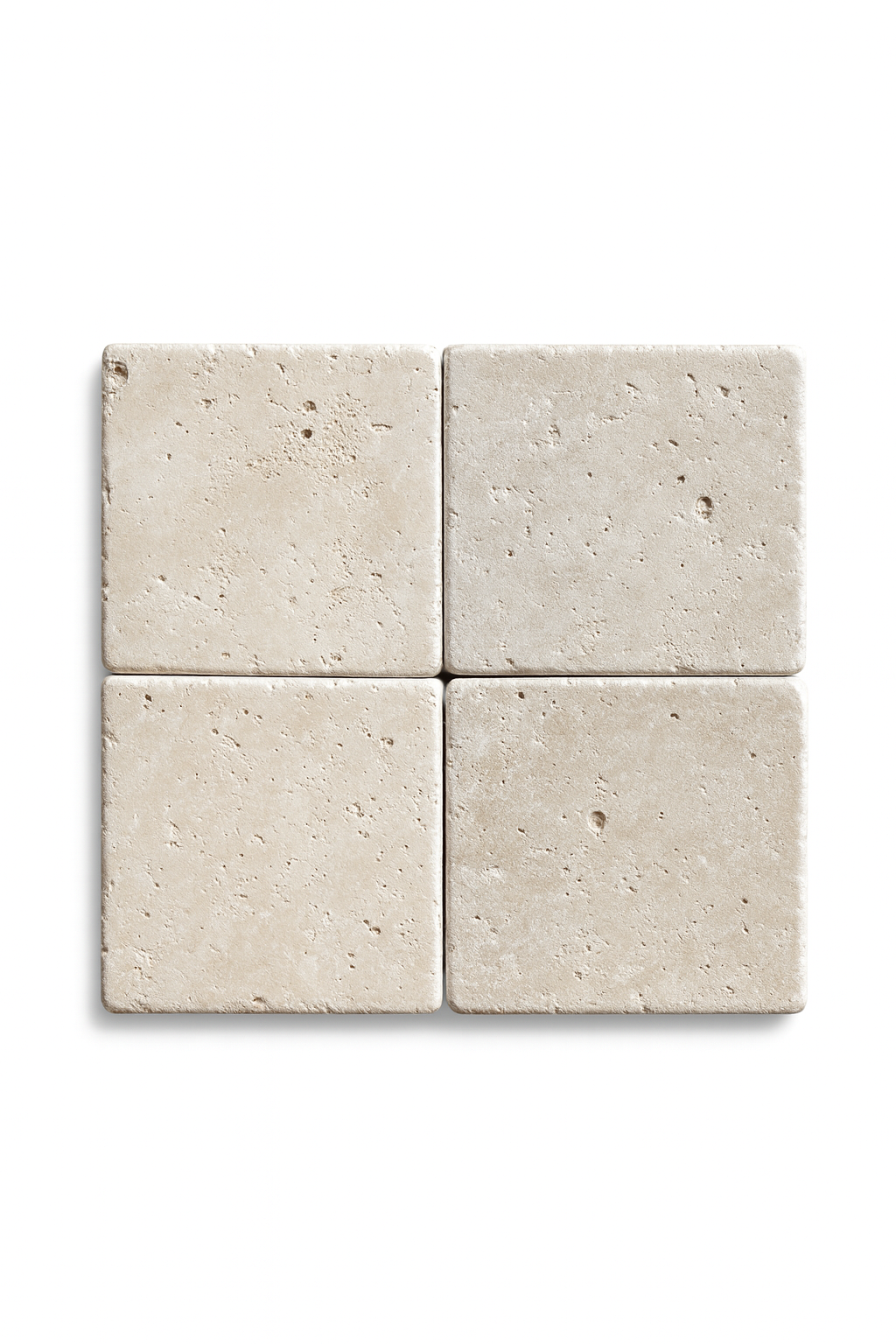 Travertine Crema Tumbled Square 150X150