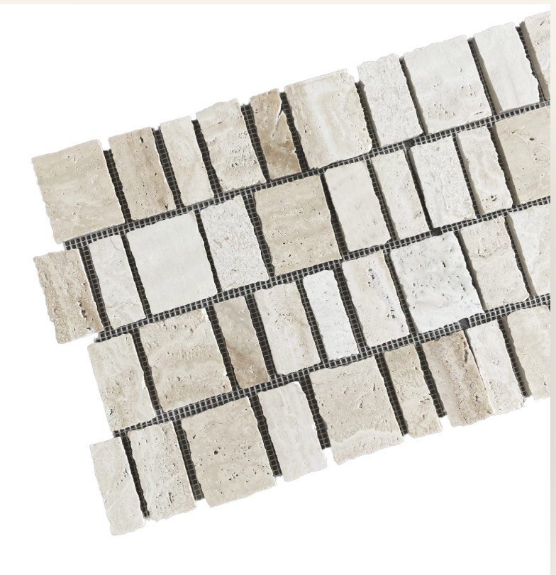 Travertine Cream Fiorano Mosaic 305X305
