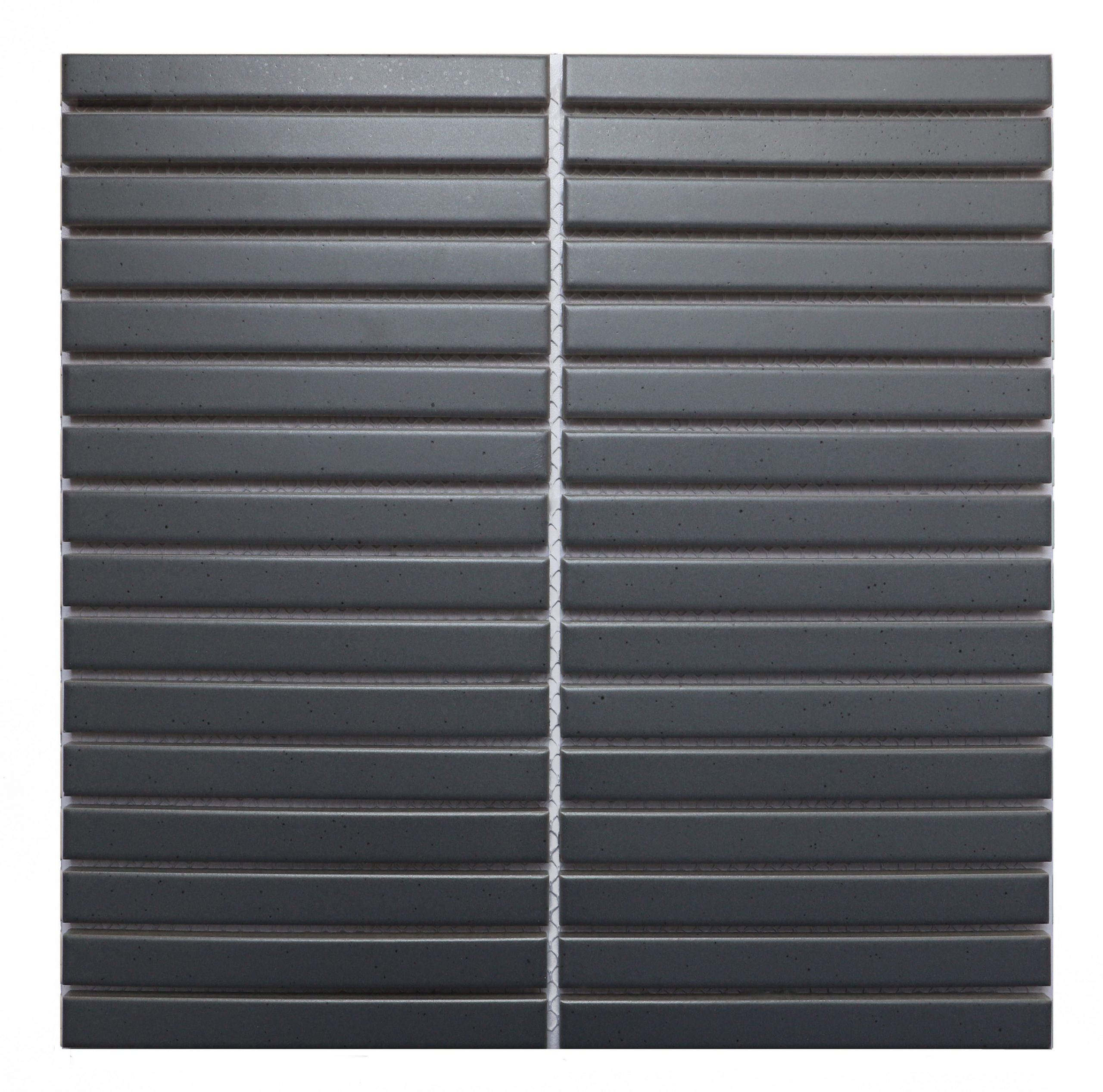 Twix Fusion Dark Grey Finger Mosaic 296X296