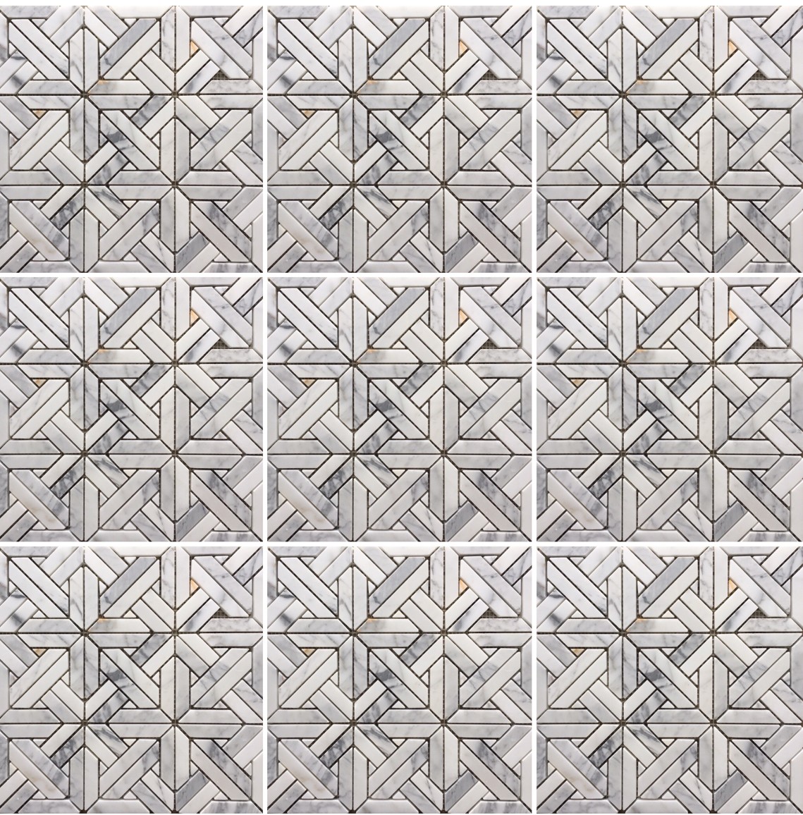 Versaille Mini/Calacatta Mosaic 300X300 (Indent)