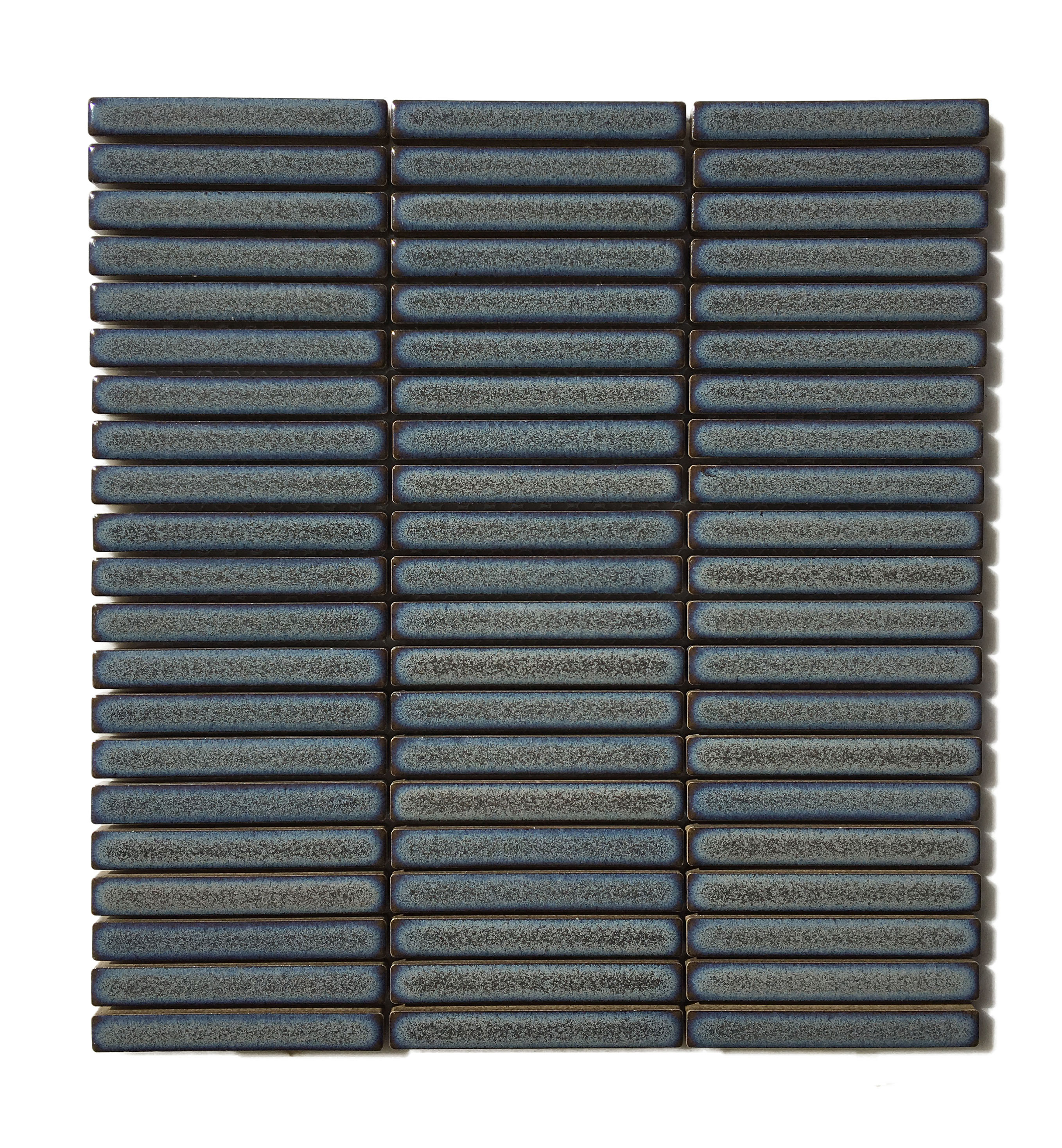 Vintage Dark Grey Finger 12X92Mm Mosaic 284X295