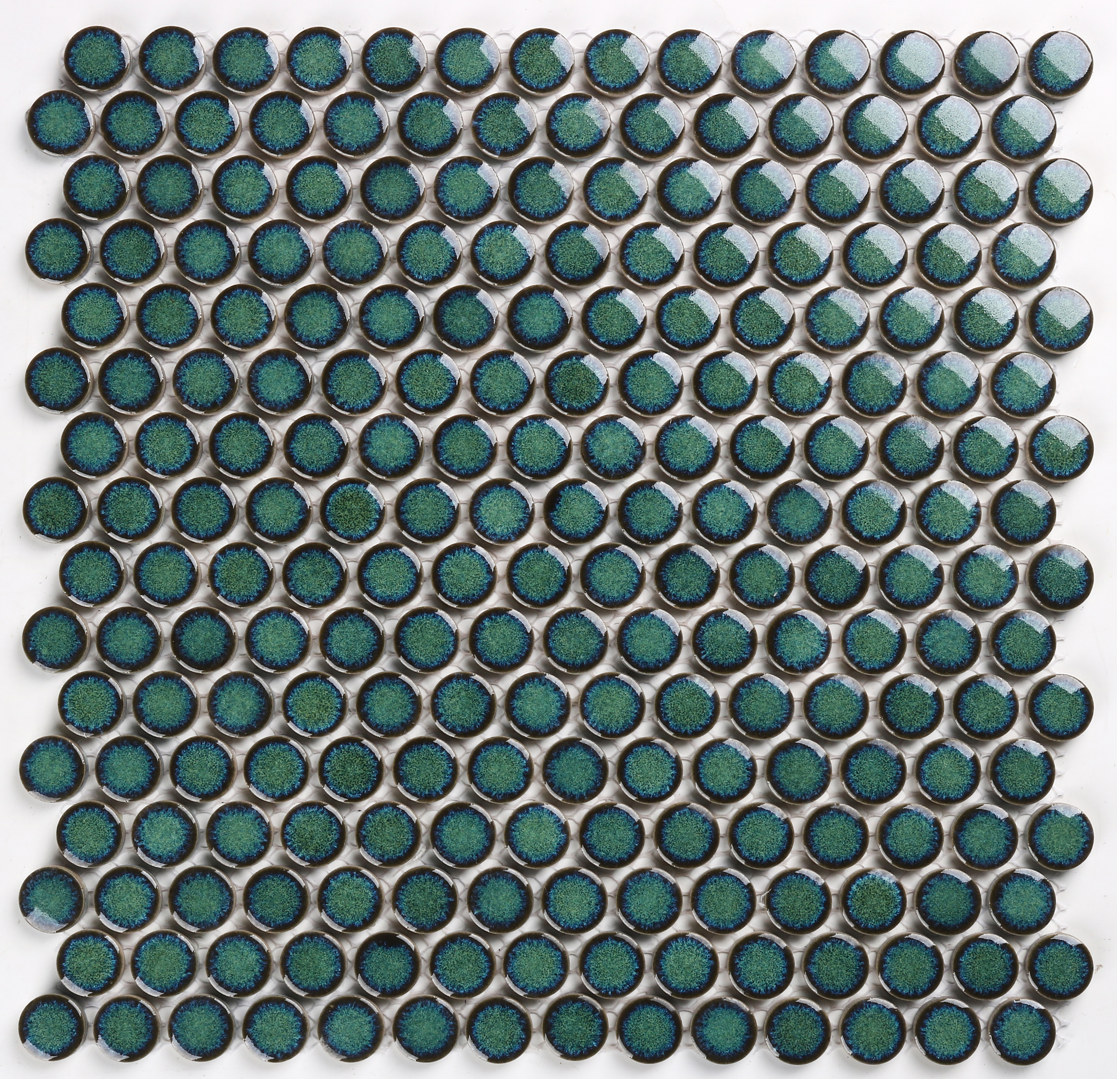Vintage Green Penny Round Mosaic 294X290