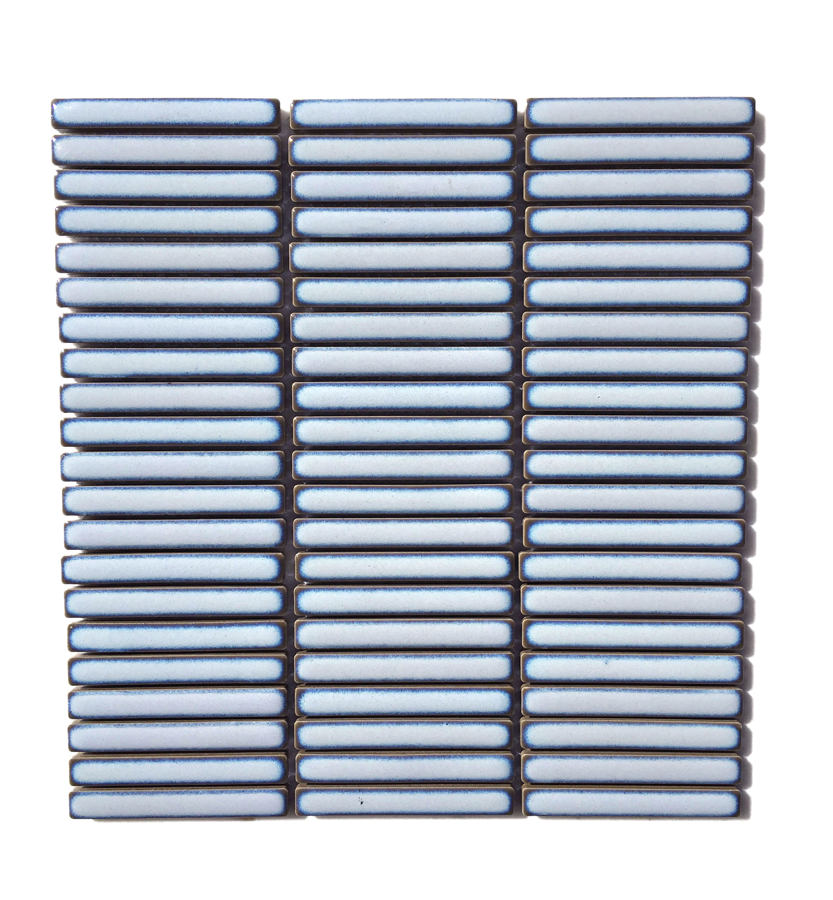 Vintage Sky Blue Finger 12X92Mm Mosaic 284X295